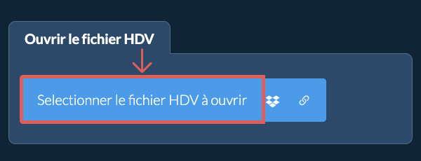 Ouvrir le fichier HDV