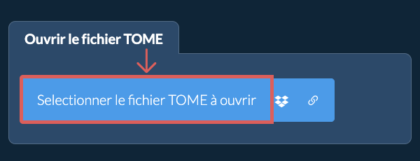 Ouvrir le fichier TOME