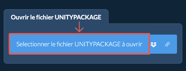 Ouvrir le fichier UNITYPACKAGE