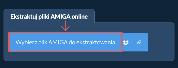 Ekstraktuj pliki AMIGA online