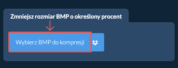 Zmniejsz rozmiar BMP o określony procent