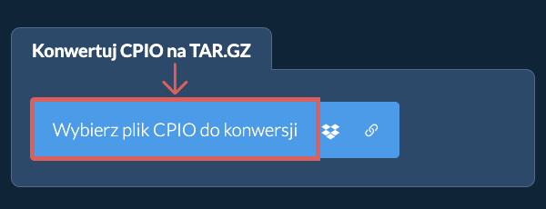 Konwertuj CPIO na TAR.GZ