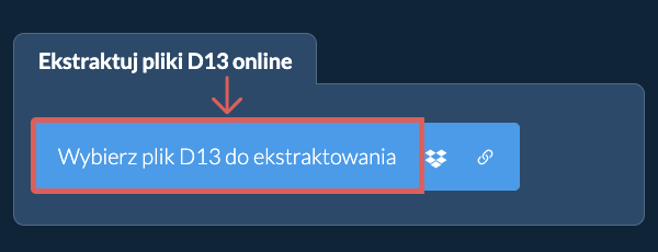 Ekstraktuj pliki D13 online