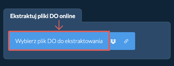 Ekstraktuj pliki DO online