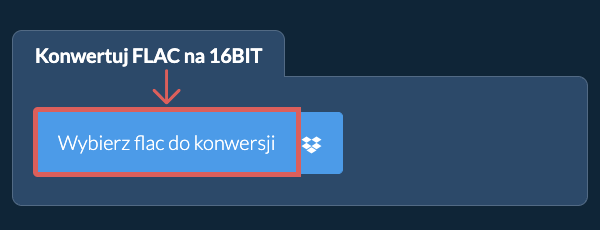 Konwertuj flac na 16bit