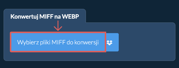 Konwertuj MIFF na WEBP