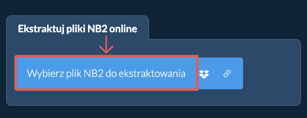 Ekstraktuj pliki NB2 online
