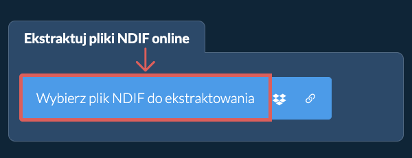 Ekstraktuj pliki NDIF online