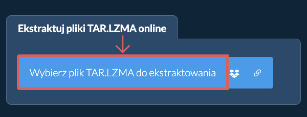Ekstraktuj pliki TAR.LZMA online