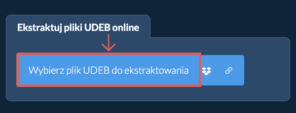 Ekstraktuj pliki UDEB online