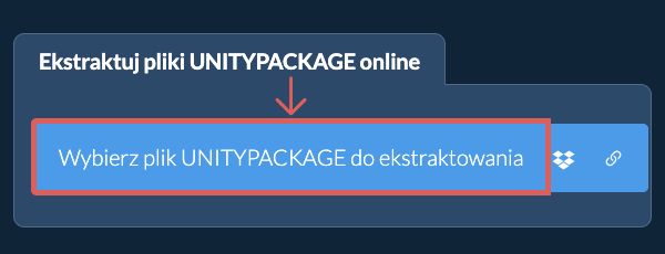 Ekstraktuj pliki UNITYPACKAGE online