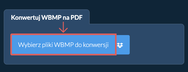 Konwertuj WBMP na PDF