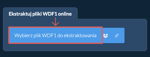 Ekstraktuj pliki WDF1 online