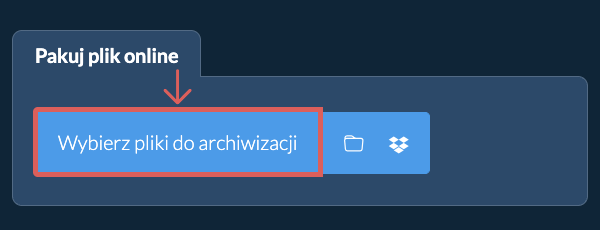 Pakuj plik online