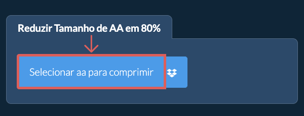Reduzir Tamanho de aa em 80%