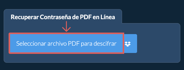Recuperar Contraseña de PDF en Línea