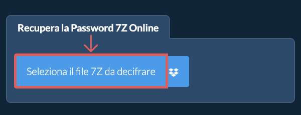 Recupera la Password 7Z Online