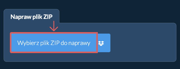 Napraw plik ZIP