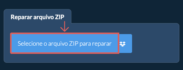 Reparar arquivo ZIP