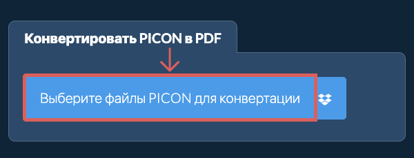 Конвертировать PICON в PDF