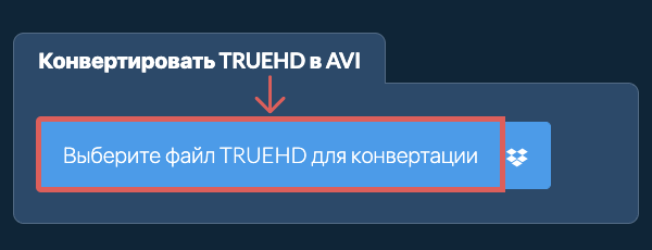 Конвертировать TRUEHD в AVI