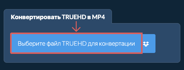 Конвертировать TRUEHD в MP4