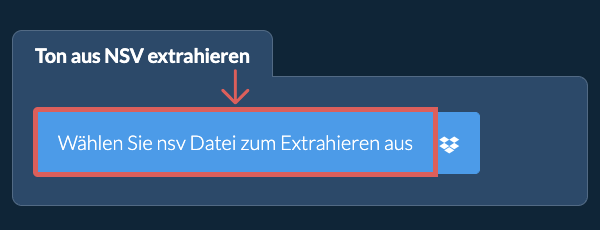 Ton aus nsv extrahieren