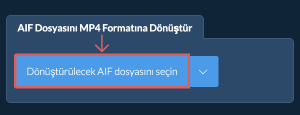 AIF Dosyasını MP4 Formatına Dönüştür