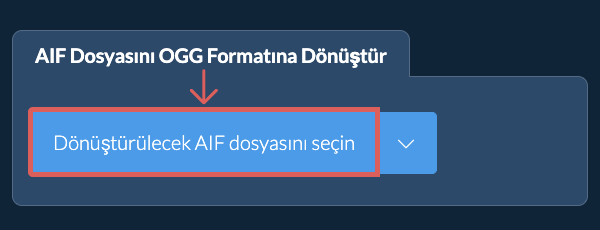 AIF Dosyasını OGG Formatına Dönüştür