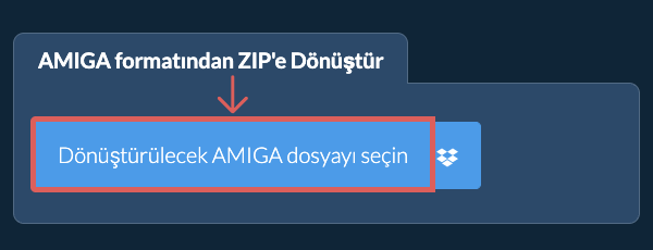 AMIGA formatından ZIP'e Dönüştür