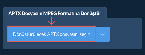 APTX Dosyasını MPEG Formatına Dönüştür
