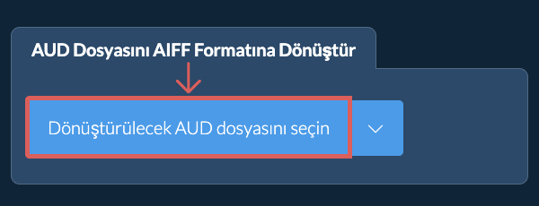 AUD Dosyasını AIFF Formatına Dönüştür