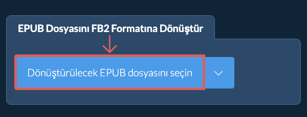EPUB Dosyasını FB2 Formatına Dönüştür