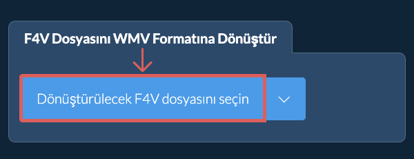 F4V Dosyasını WMV Formatına Dönüştür