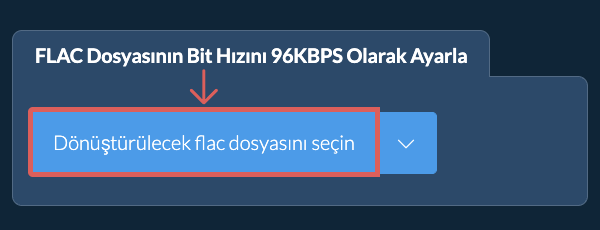 flac Dosyasının Bit Hızını 96kbps Olarak Ayarla