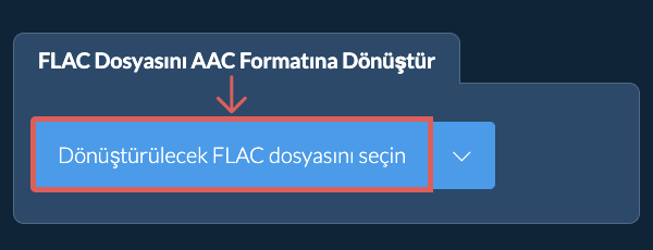FLAC Dosyasını AAC Formatına Dönüştür