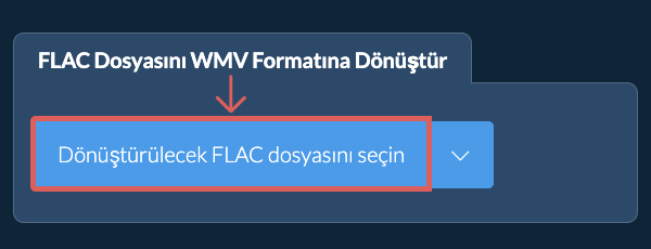 FLAC Dosyasını WMV Formatına Dönüştür