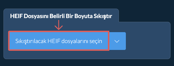 HEIF Dosyasını belirli bir KB Boyutuna Çevrimiçi Sıkıştır