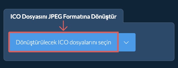 ICO Dosyasını JPEG Formatına Dönüştür