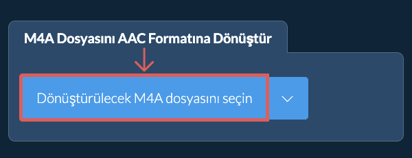 M4A Dosyasını AAC Formatına Dönüştür