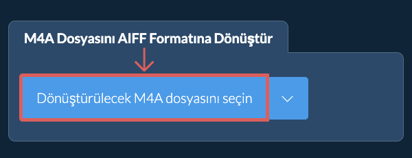 M4A Dosyasını AIFF Formatına Dönüştür