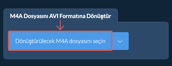 M4A Dosyasını AVI Formatına Dönüştür