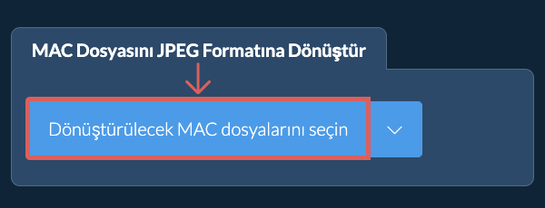 MAC Dosyasını JPEG Formatına Dönüştür
