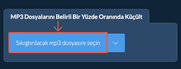 mp3 Dosyasını belirli bir yüzde Oranında Küçült
