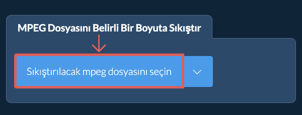mpeg Dosyasını belirli bir boyut Altına Sıkıştır