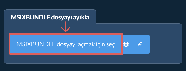 MSIXBUNDLE dosyayı ayıkla
