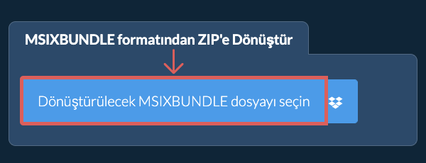 MSIXBUNDLE formatından ZIP'e Dönüştür