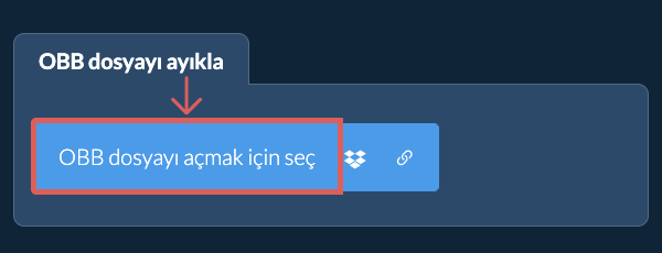 OBB dosyayı ayıkla