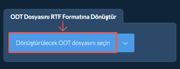 ODT Dosyasını RTF Formatına Dönüştür