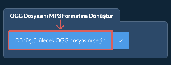 OGG Dosyasını MP3 Formatına Dönüştür